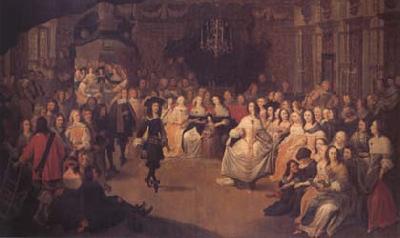 Hieronymus Janssens Charles II Dancing at a Ball at Court (mk25)